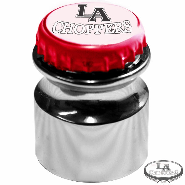 BOTTLE CAP TOP-CHOKE KNOB COVER CHROME HD