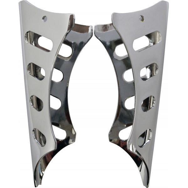 LARGE CLAMP ON GUSSET WINDOW FOR 1.25" BARS - CHROME