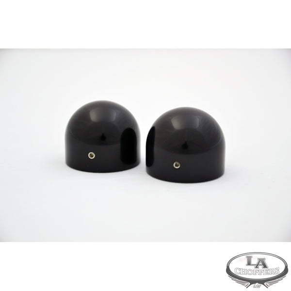 AXLE CAPS-DOME BLACK FOR HD