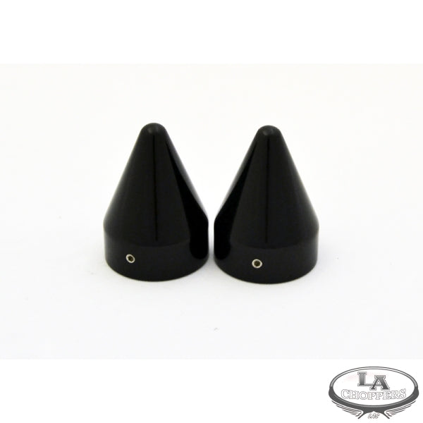 AXLE CAPS-SPIKE BLACK FOR HD