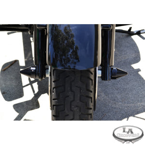 AXLE CAPS-SPIKE BLACK FOR HD