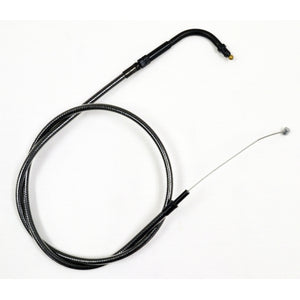THROTTLE CABLE MIDNIGHT STAINLESS FOR 15"-17" APE HANGERS