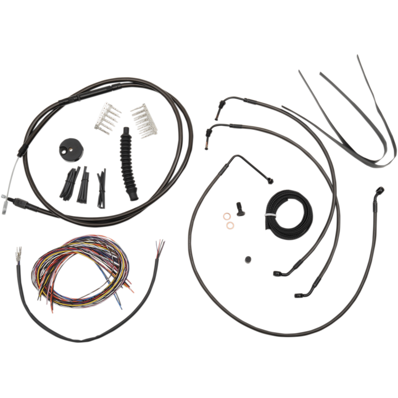 14-16 FLHR-Road King Complete Handlebar Cable Kit (NON-ABS)