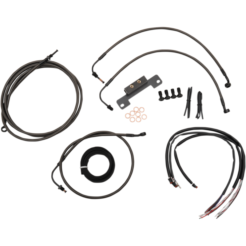 14-15 FLHX-Street Glide Complete Handlebar Cable Kit (NON-ABS)