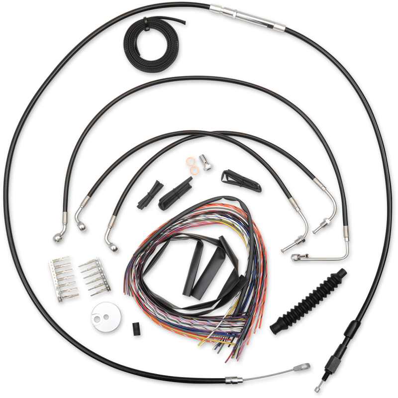 14-15 FLHX-Street Glide Complete Handlebar Cable Kit (NON-ABS)