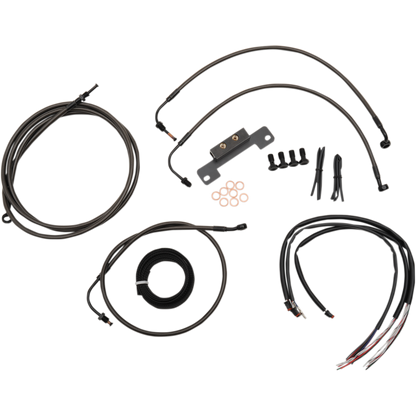 14-15 FLHX-Street Glide Complete Handlebar Cable Kit (NON-ABS)