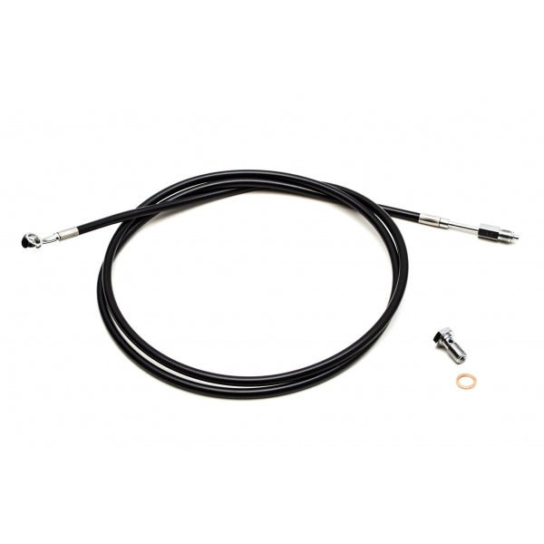 BLACK VINYL CVO CLUTCH CABLE FOR 12