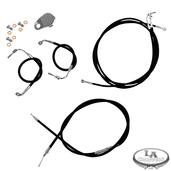 18-20" APE CABLE KIT BLACK FOR ABS MODELS HD