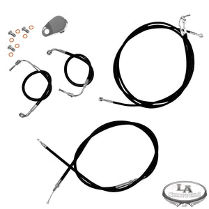 18-20" APE CABLE KIT BLACK FOR ABS MODELS HD