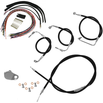 08-13 FLTR Road Glide Complete Handlebar Cable Kit (ABS)