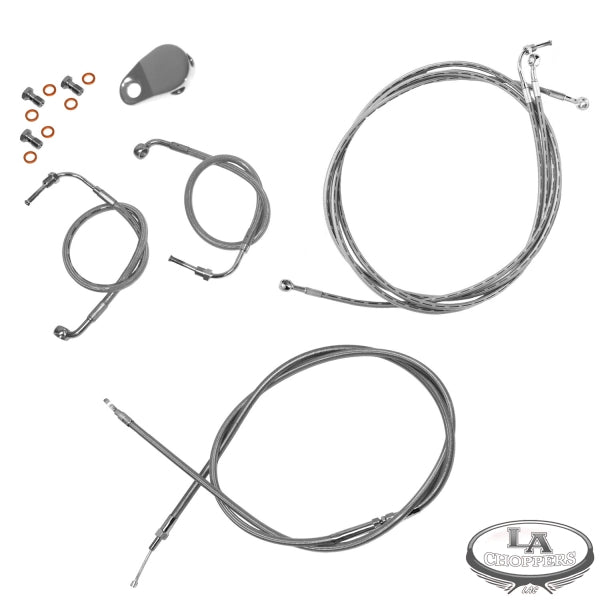 09-13 FLH Street Glide/Road King Complete Handlebar Cable Kit (ABS)