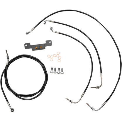 17-20 Touring Model Complete Handlebar Cable Kit (Non-ABS) W/ Hydraulic clutch