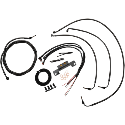 17-20 Touring Model Complete Handlebar Cable Kit (Non-ABS) W/ Hydraulic clutch