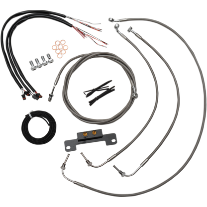 17-20 Touring Model Complete Handlebar Cable Kit (Non-ABS) W/ Hydraulic clutch
