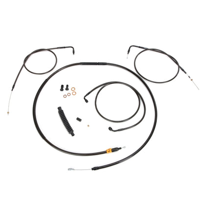 00-06 Harley Davidson Softail FXST Complete Handlebar Cable Kit
