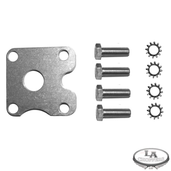 Kickstand Angle Plate for lowered 99 and earlier Harley Davidsons